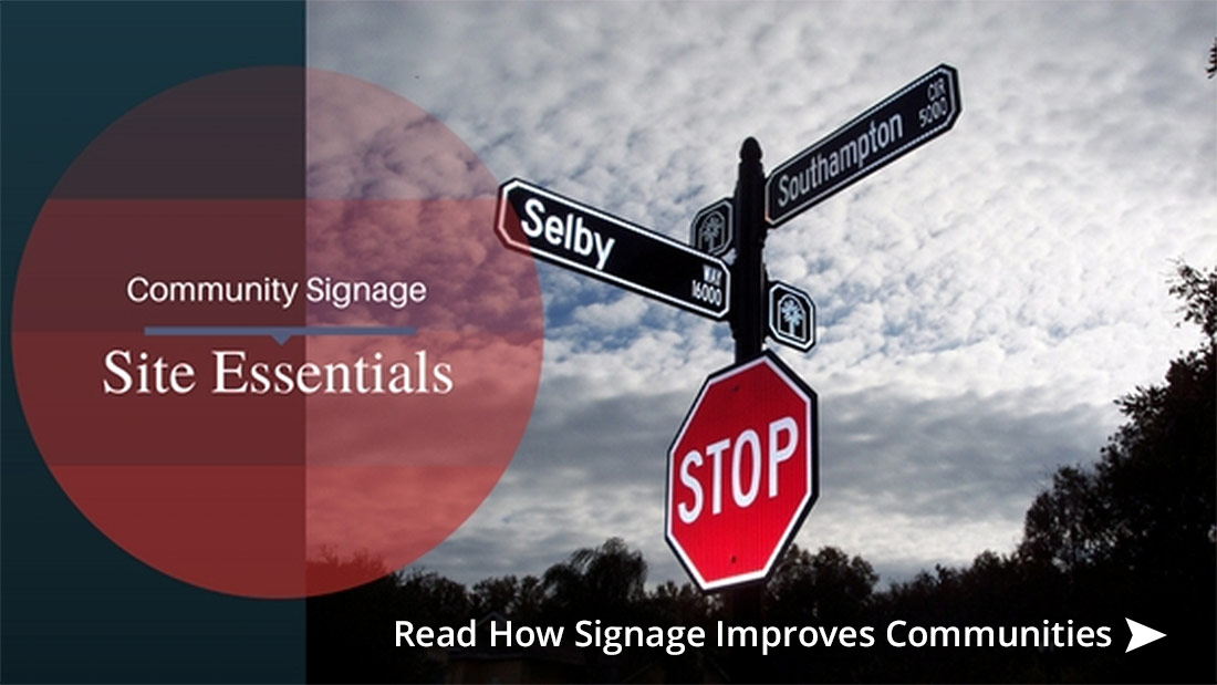 signage improves communities