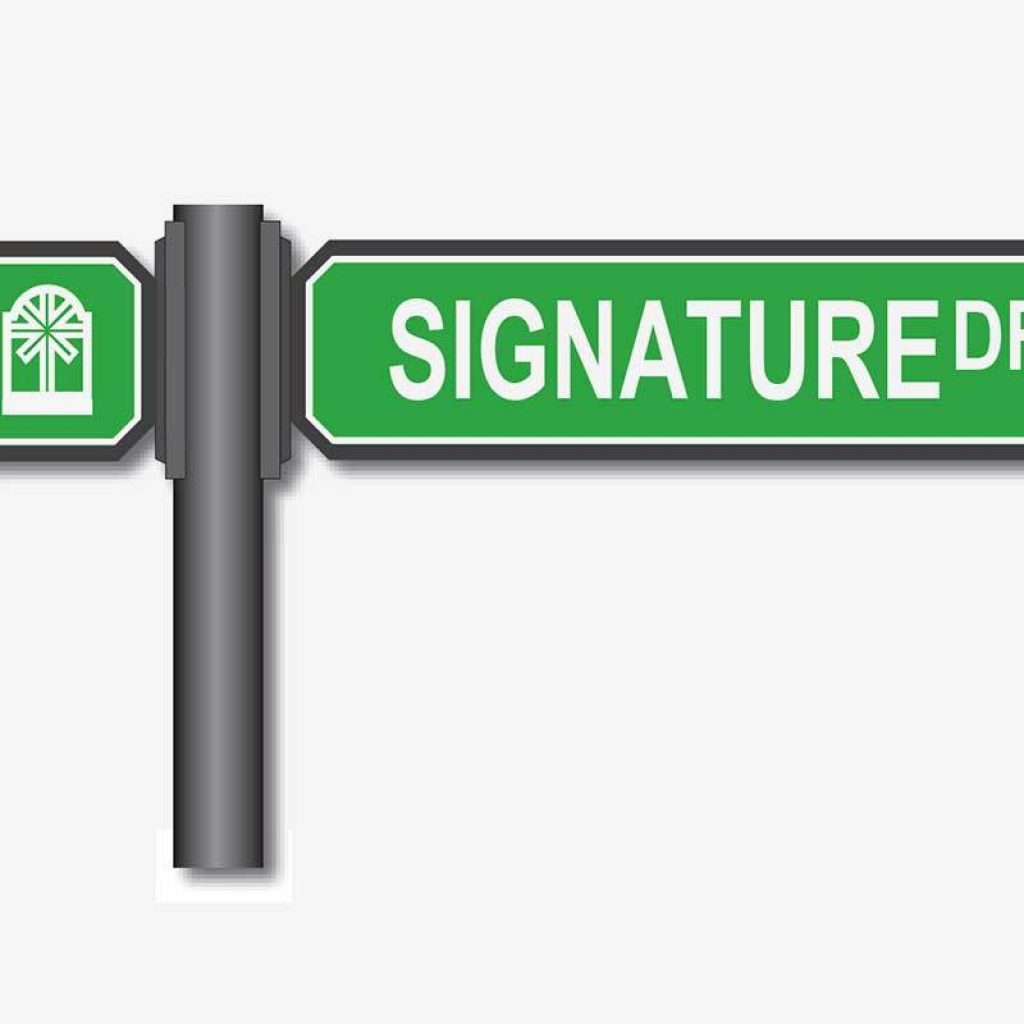 Street Sign Frame - Beveled Corners | Signature Series