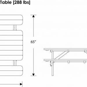 picnic table specifications
