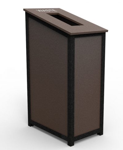 slim line waste bin