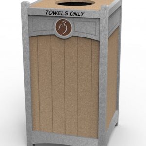 towel return bin