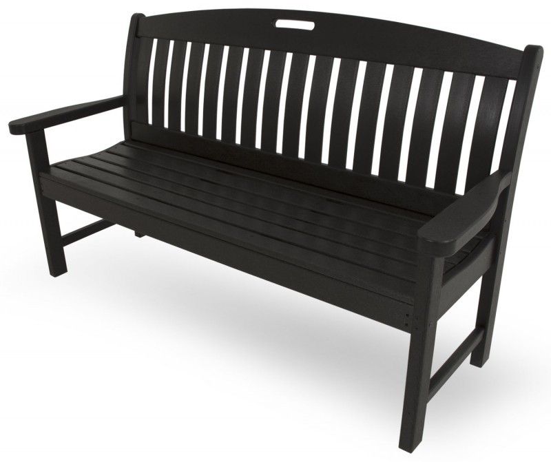 recylced nautical bench