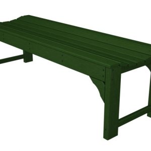 recycled backless bench