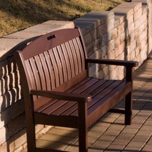 recycled plastic bench