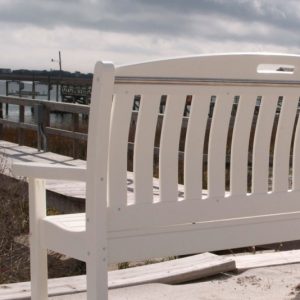 recycled plastic bench