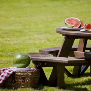 recycled plastic picnic table