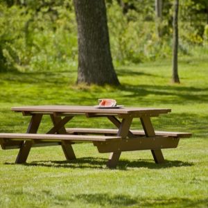 recycled plastic park picnic table