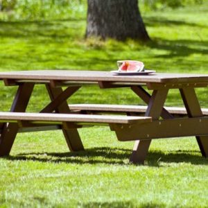 recycled plastic park picnic table