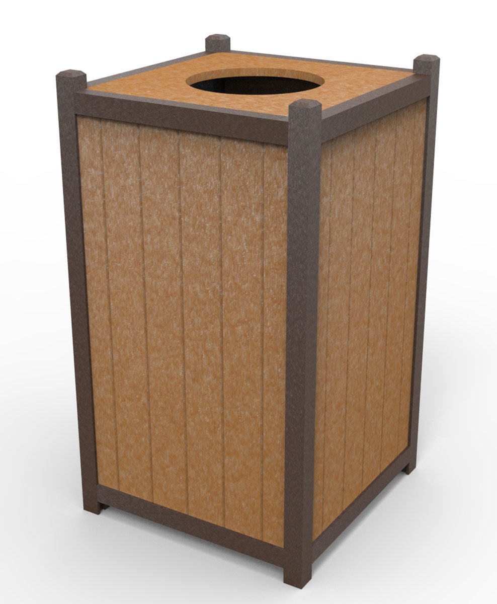 Waste & Recycling Receptacles Made From Recycled Plastic