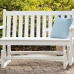 traditional recycled plastic garden bench