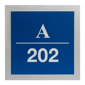 etched metal ADA plaque