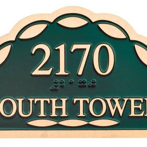 cast bronze ADA plaque