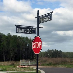 neighborhood street signs