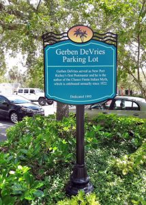 Parking Lot Dedication Sign