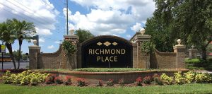 Richmond Place Tampa Entrance Sign