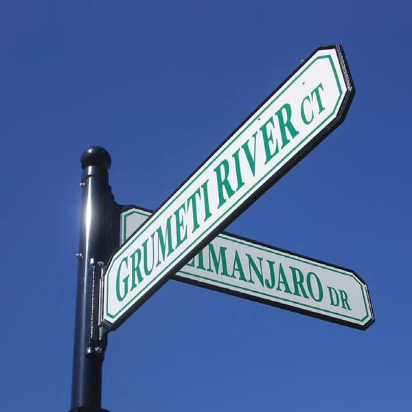 Street Sign Frames For Communities & Neighborhoods